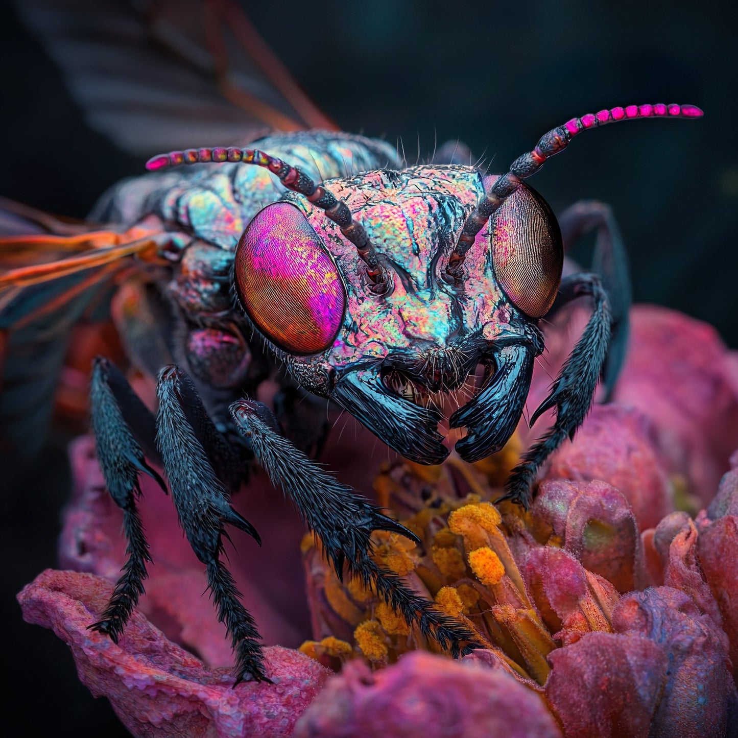 Iridescent Pollinator - ACH Studio