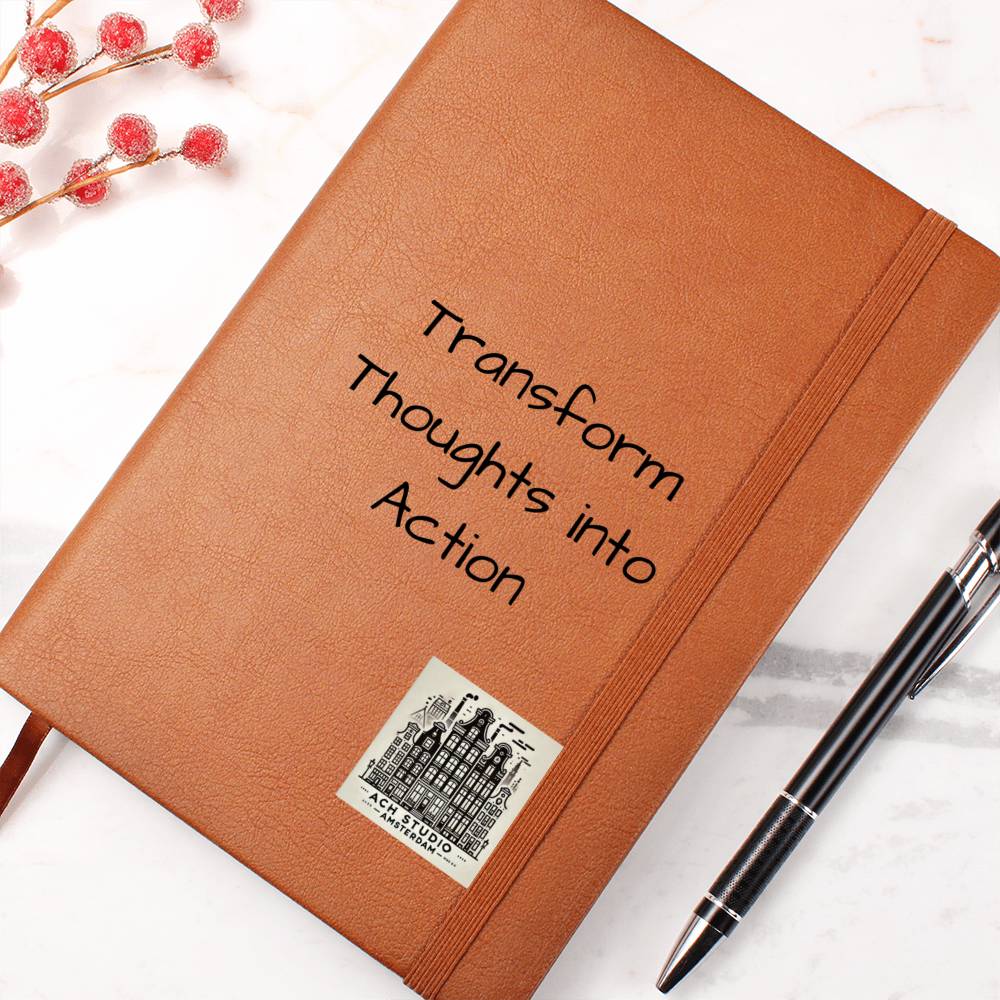 Leadership Coaching Journal - Transform Thoughts into Action - ACH Studio