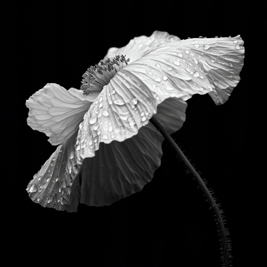 Monochrome Dew Bloom - ACH Studio